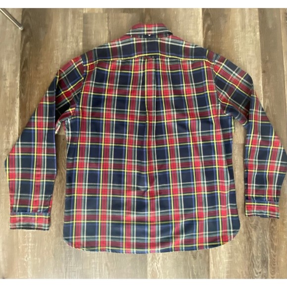 LANDS' END long sleeve heavy duty button up Cotton Shirt Sail/Rigger/Oxford -XL - Picture 2 of 12